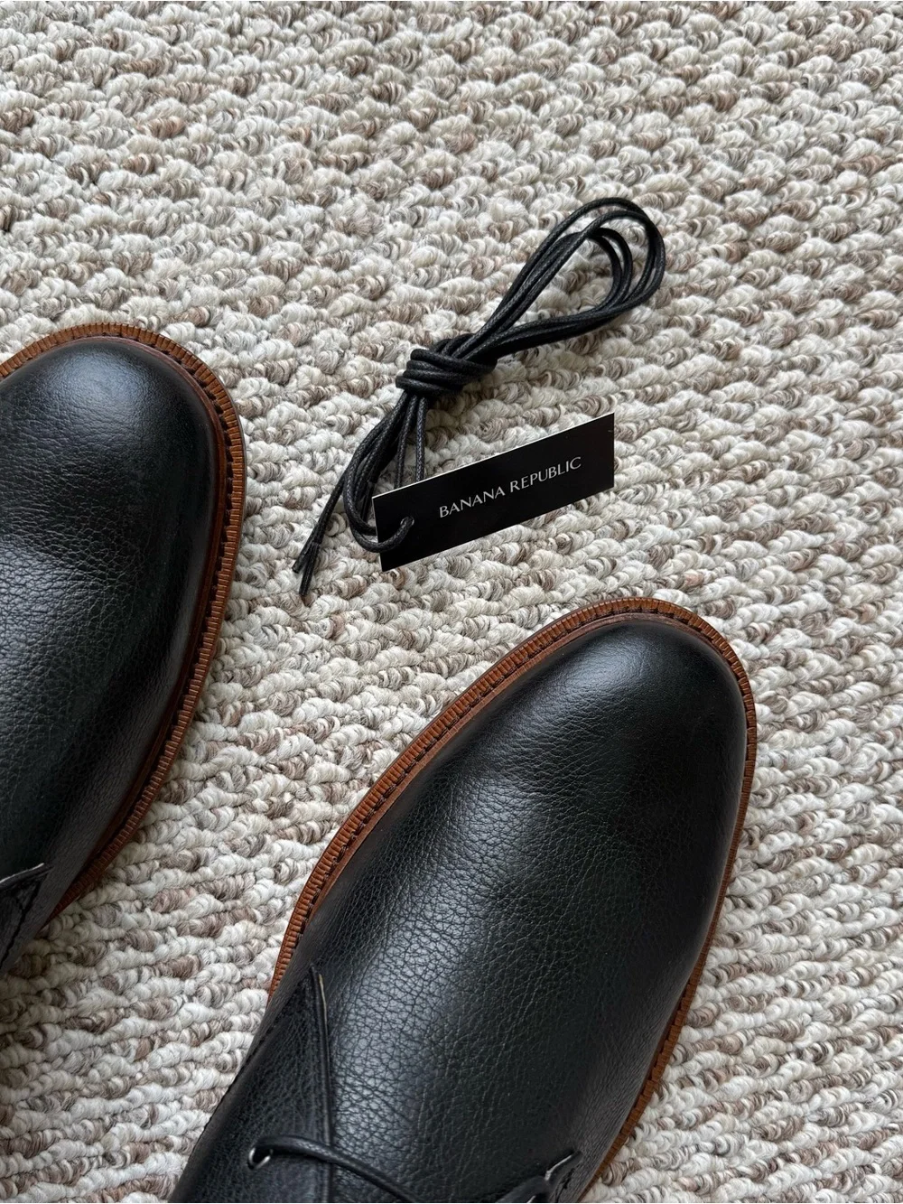 New Banana Republic Leather Chukka Boots